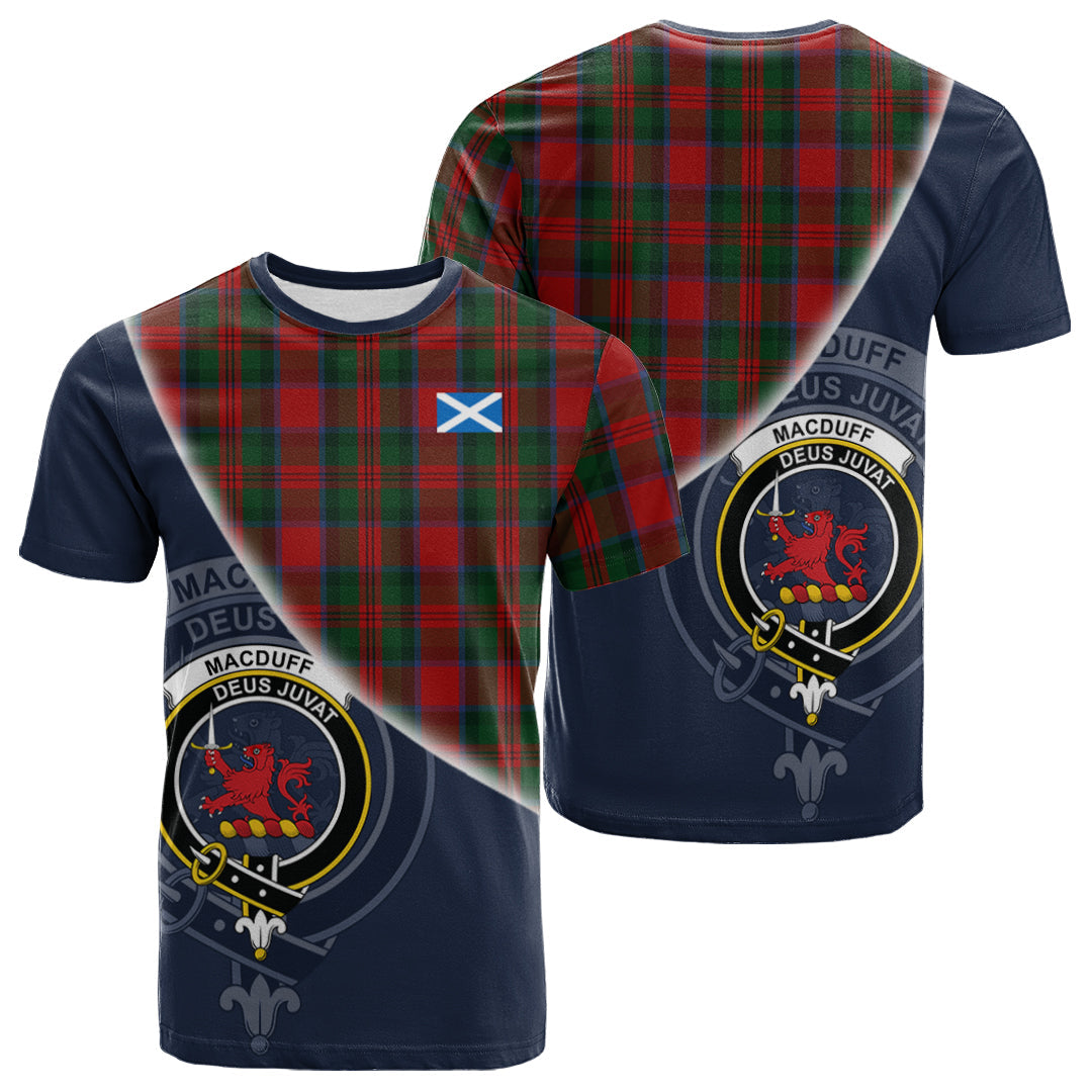 Printivon MacDuff Tartan Scottish Crest T Shirt