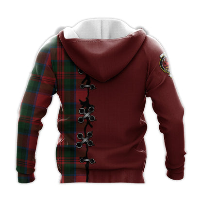 Printivon Macduff Tartan Hoodie Lion Rampant And Celtic Thistle Style