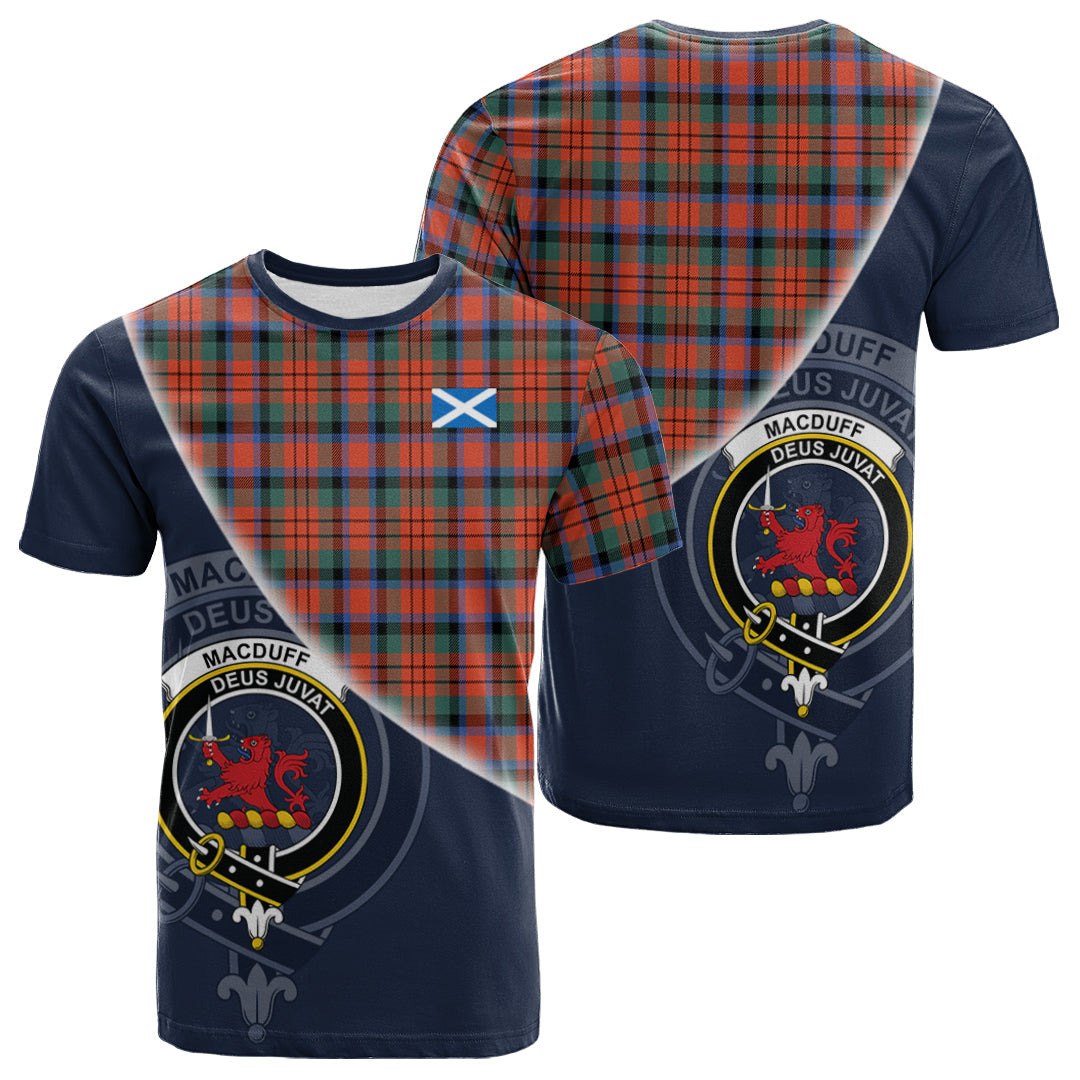 Printivon MacDuff Ancient Tartan Scottish Crest T Shirt
