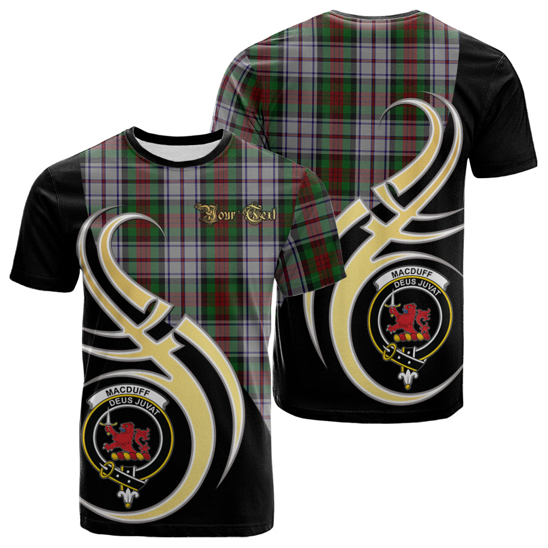 Printivon MacDuff Dress Tartan Crest Believe In Me T Shirt