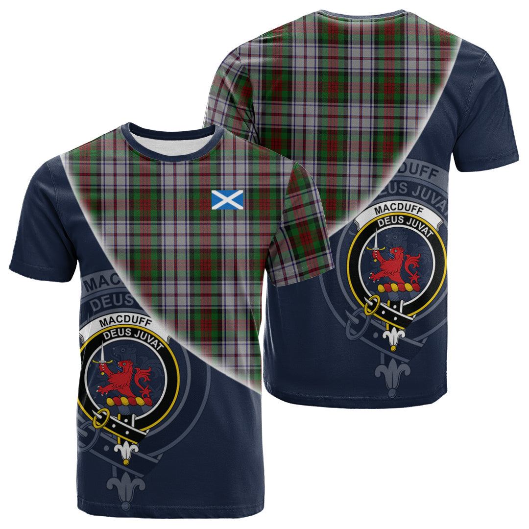Printivon MacDuff Dress Tartan Scottish Crest T Shirt