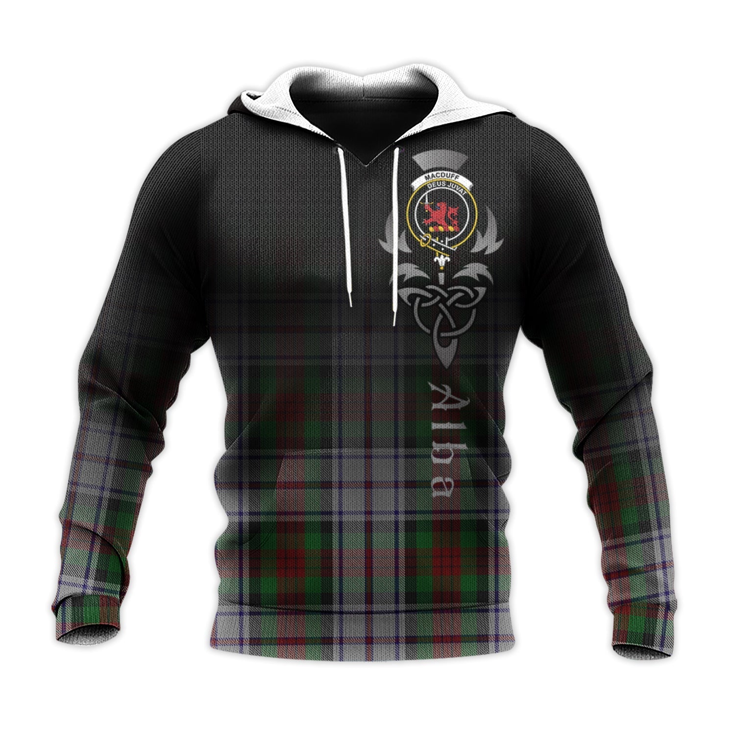 Printivon Macduff Dress Tartan Crest Alba Celtic Hoodie