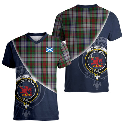Printivon MacDuff Dress Tartan Scottish Crest T Shirt