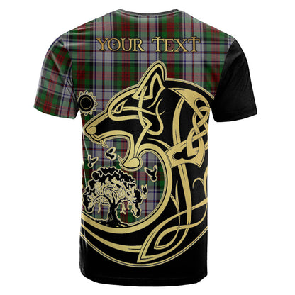 Printivon MacDuff Dress Crest Celtic Wolf Tartan T Shirt Custom Your Text