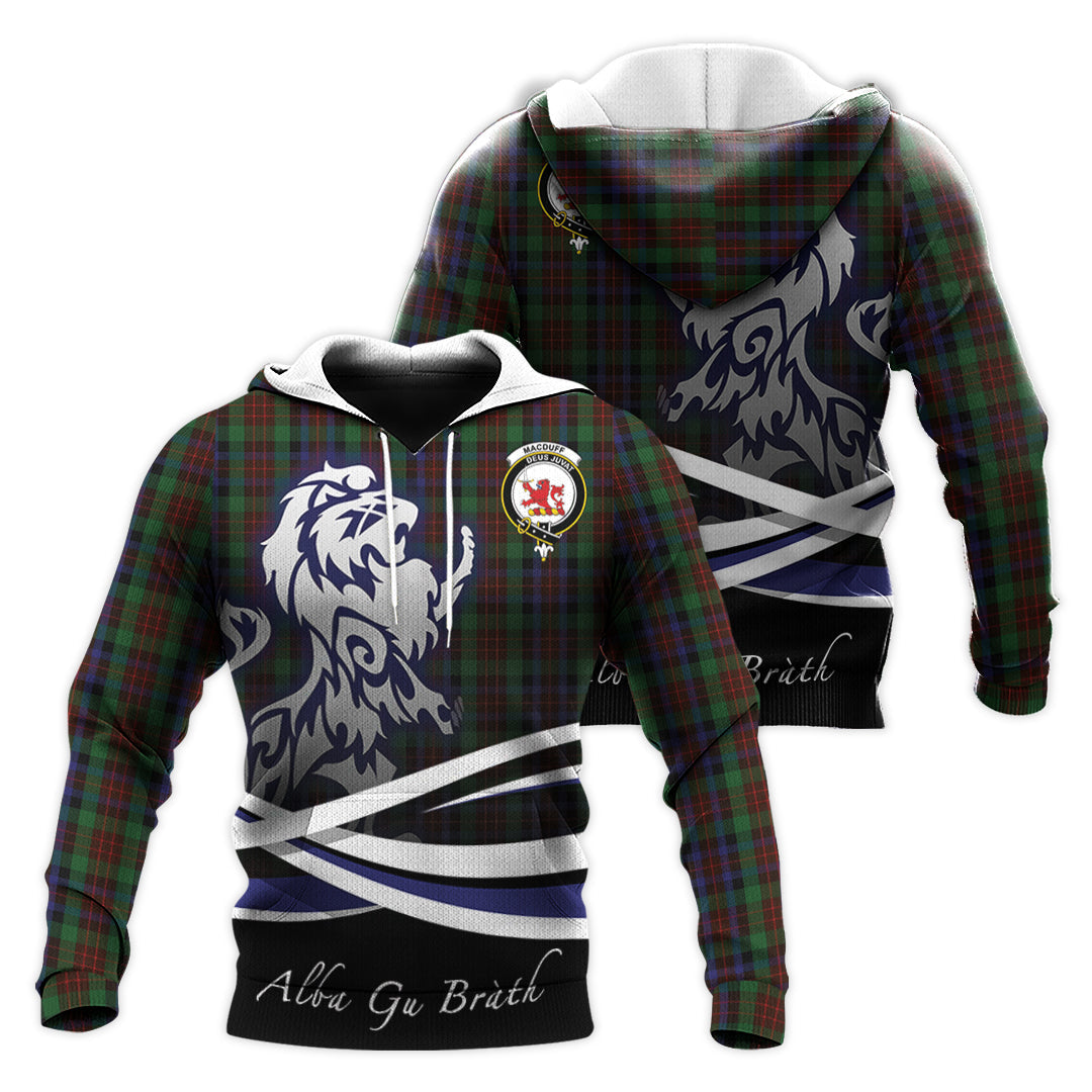 Printivon Macduff Hunting Tartan Scottish Lion Hoodie