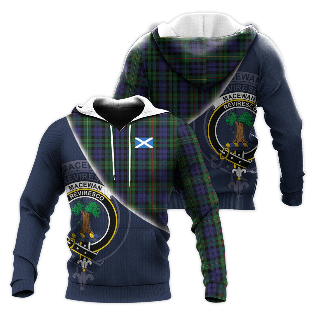 Printivon Macewen Macewan Tartan Scottish Crest Hoodie