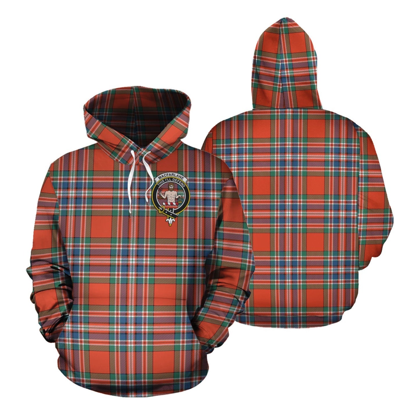 Printivon Macfarlane Ancient Tartan Hoodie
