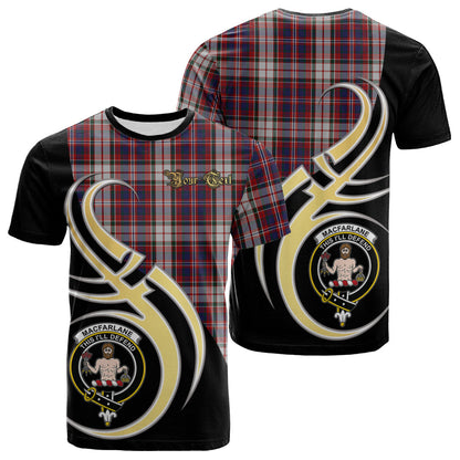 Printivon MacFarlane Dress Tartan Crest Believe In Me T Shirt