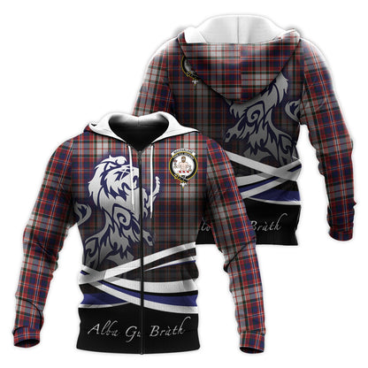 Printivon Macfarlane Dress Tartan Scottish Lion Hoodie