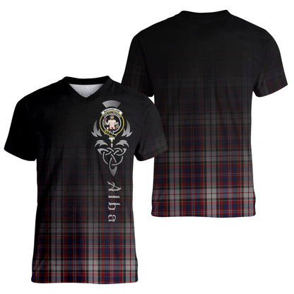 Printivon MacFarlane Dress Tartan Crest Alba Celtic T Shirt