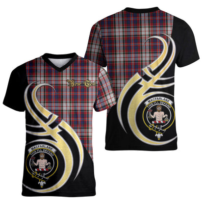 Printivon MacFarlane Dress Tartan Crest Believe In Me T Shirt