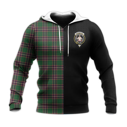Printivon Macfarlane Hunting Tartan Personalize Half Hoodie