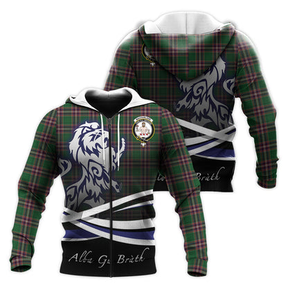 Printivon Macfarlane Hunting Tartan Scottish Lion Hoodie