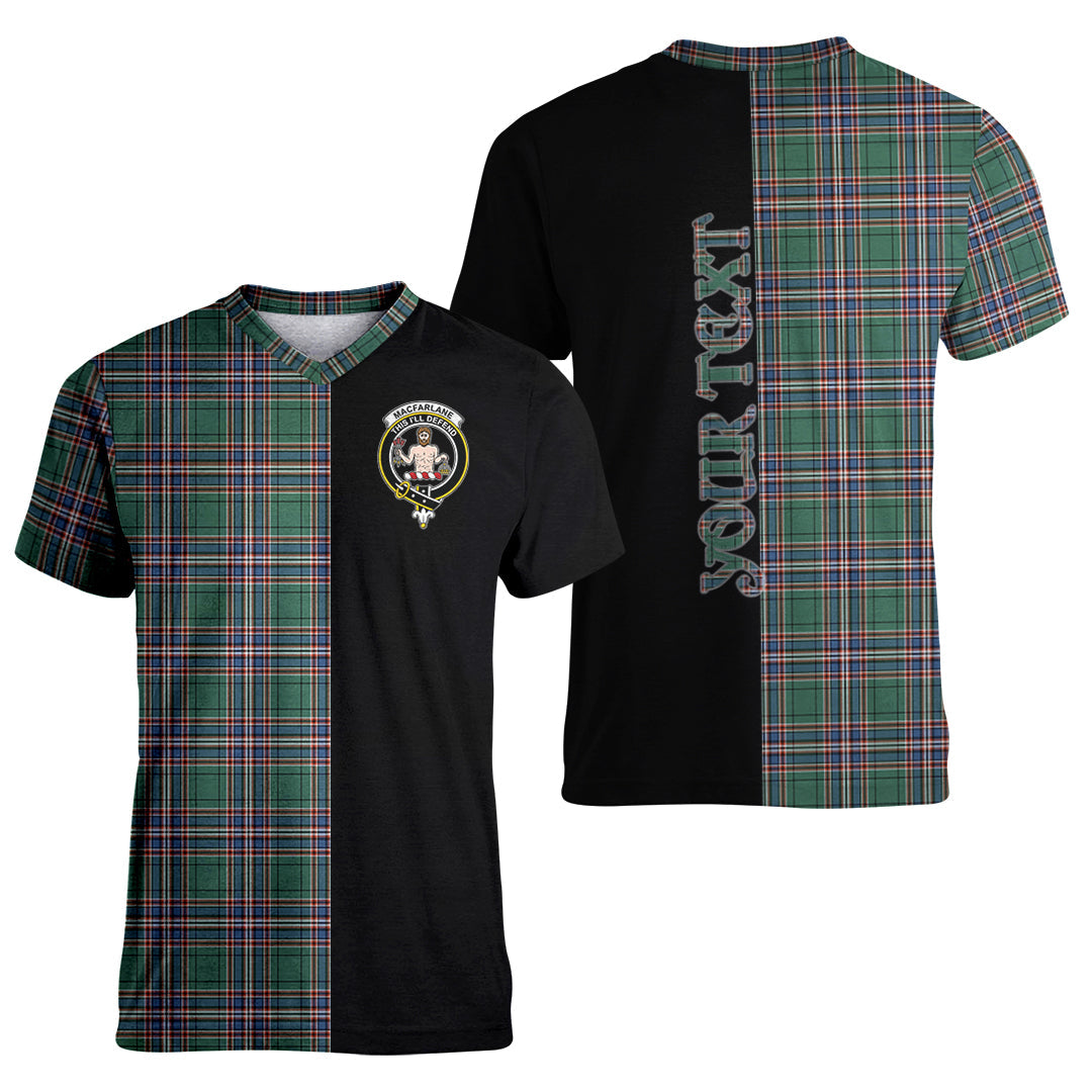 Printivon MacFarlane Hunting Ancient Tartan Personalize Half T shirt