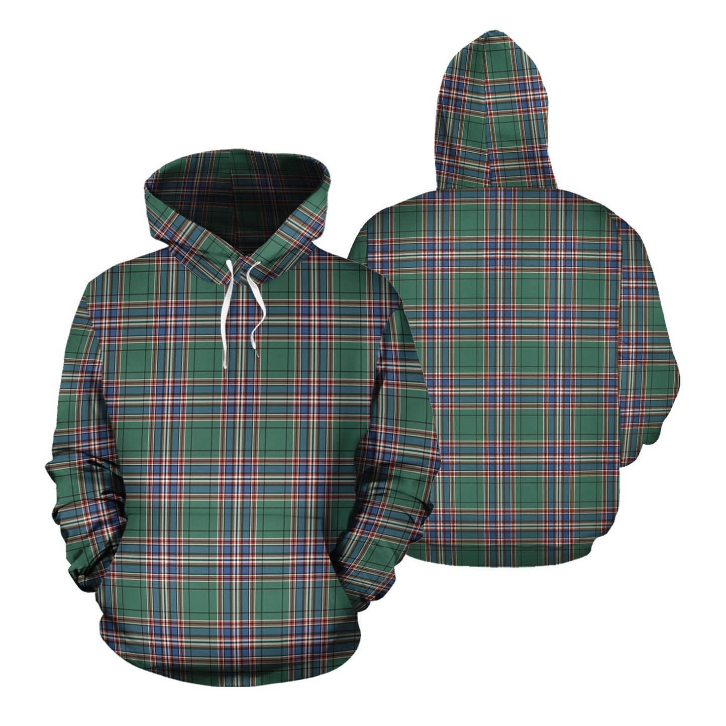 Printivon Macfarlane Hunting Ancient Tartan Hoodie