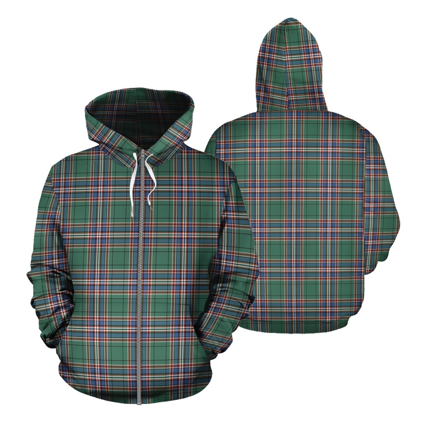 Printivon Macfarlane Hunting Ancient Tartan Hoodie