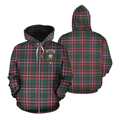 Printivon Macfarlane Hunting Modern Tartan Hoodie