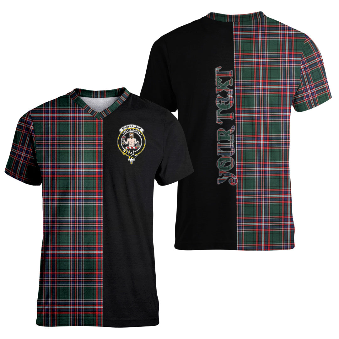 Printivon MacFarlane Hunting Modern Tartan Personalize Half T shirt
