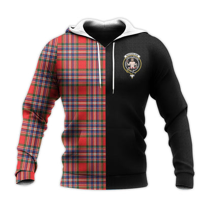 Printivon Macfarlane Modern Tartan Personalize Half Hoodie