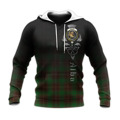 Printivon Macfie Hunting Tartan Crest Alba Celtic Hoodie