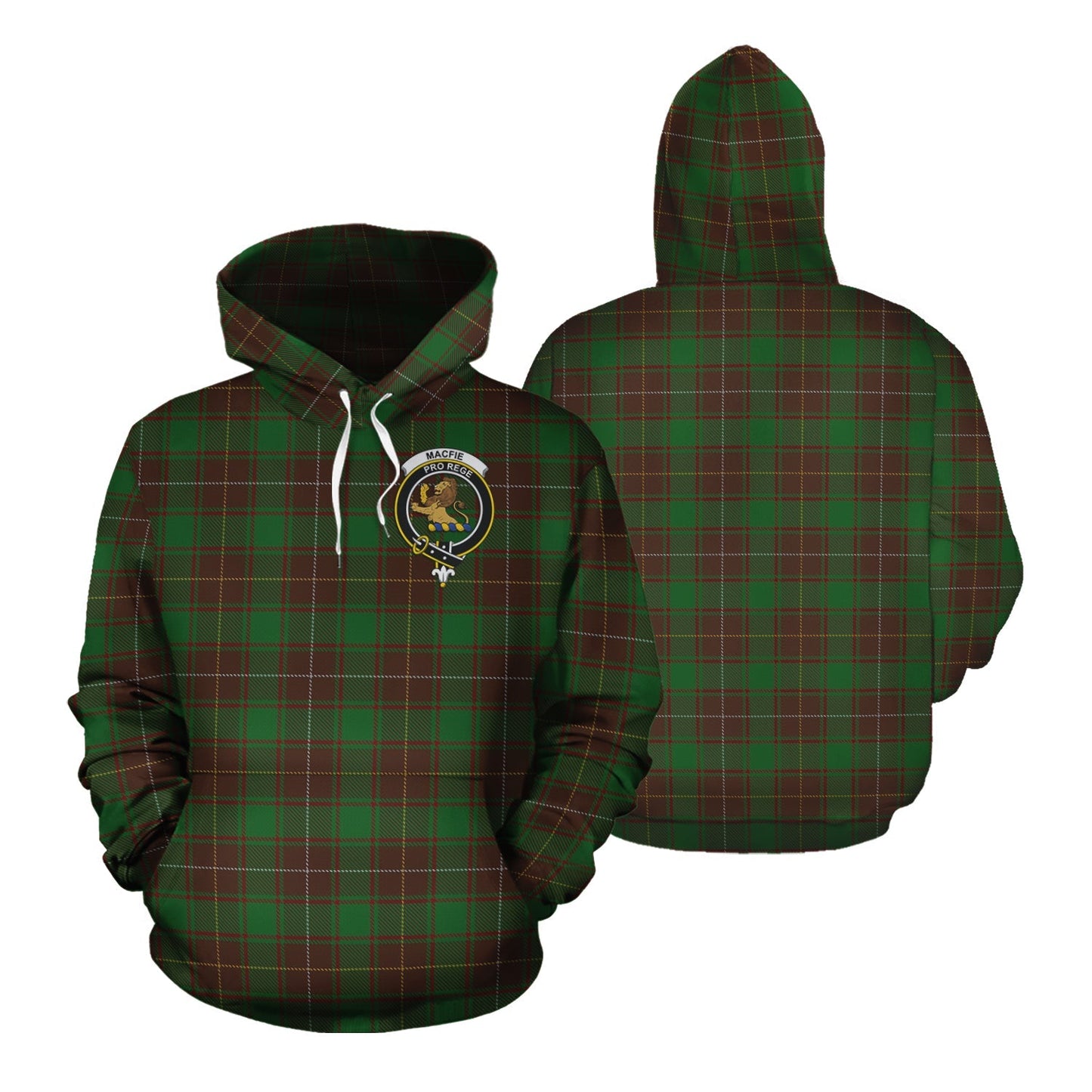Printivon Macfie Hunting Tartan Hoodie