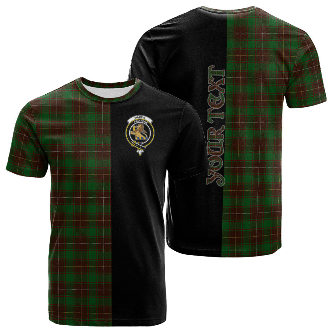 Printivon MacFie Hunting Tartan Personalize Half T shirt