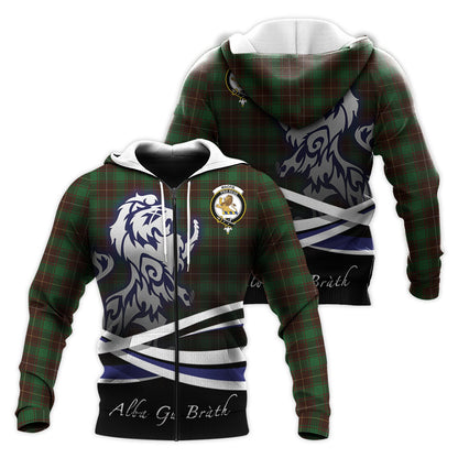 Printivon Macfie Hunting Tartan Scottish Lion Hoodie