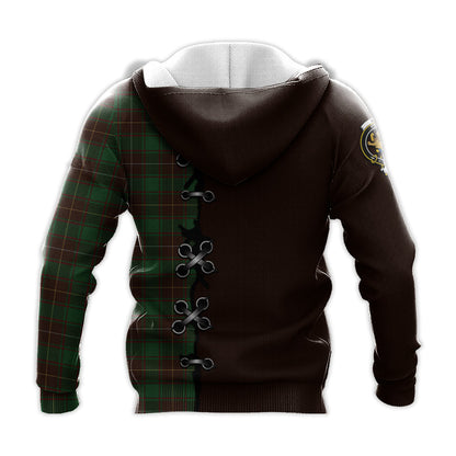 Printivon Macfie Hunting Tartan Hoodie Lion Rampant And Celtic Thistle Style