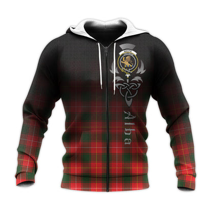 Printivon Macfie Modern Tartan Crest Alba Celtic Hoodie