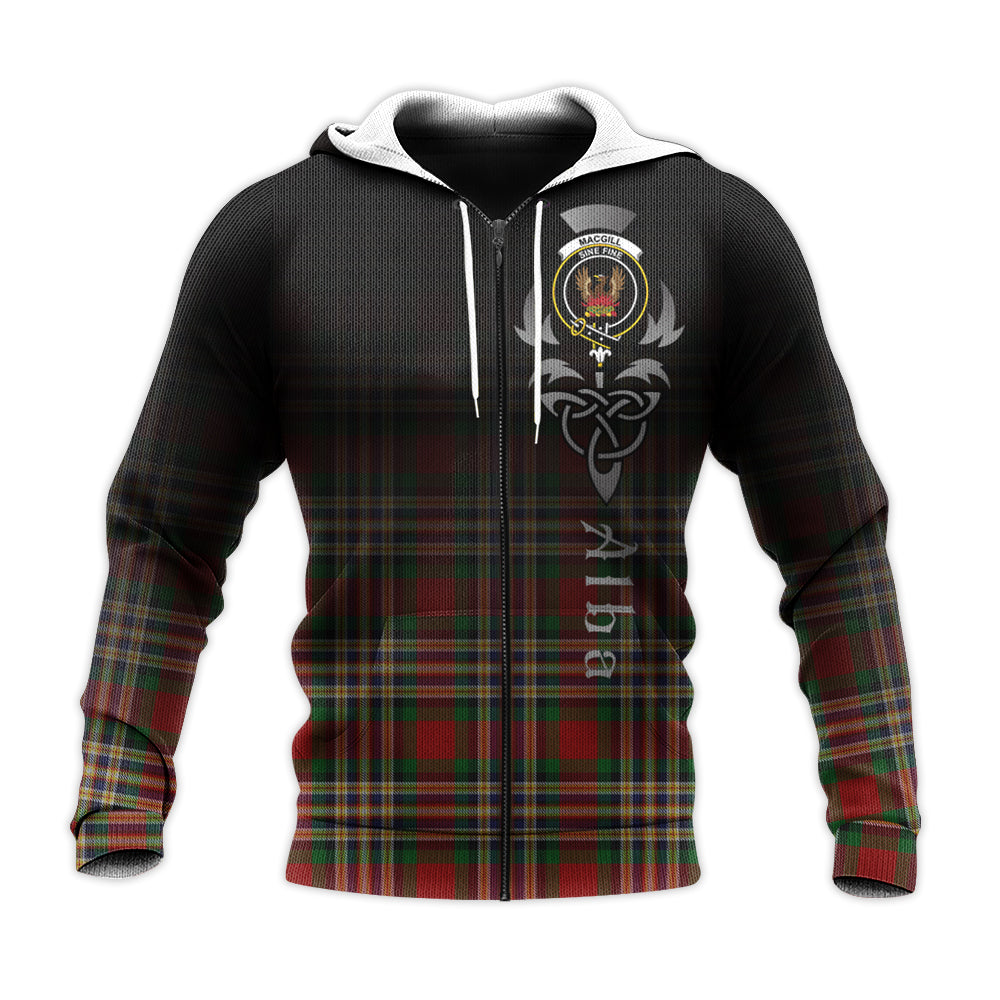 Printivon Macgill Tartan Crest Alba Celtic Hoodie