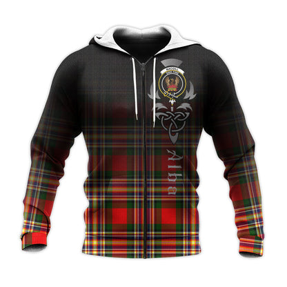 Printivon Macgill Modern Tartan Crest Alba Celtic Hoodie