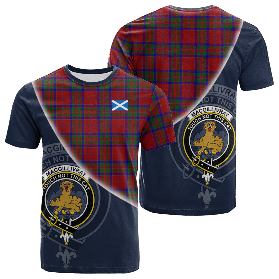 Printivon MacGillivray Tartan Scottish Crest T Shirt