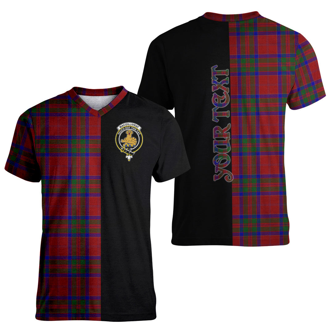 Printivon MacGillivray Tartan Personalize Half T shirt
