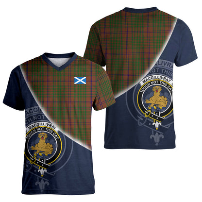 Printivon MacGillivray Hunting Tartan Scottish Crest T Shirt
