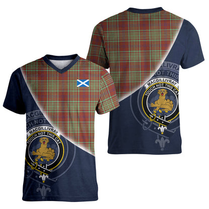 Printivon MacGillivray Hunting Ancient Tartan Scottish Crest T Shirt