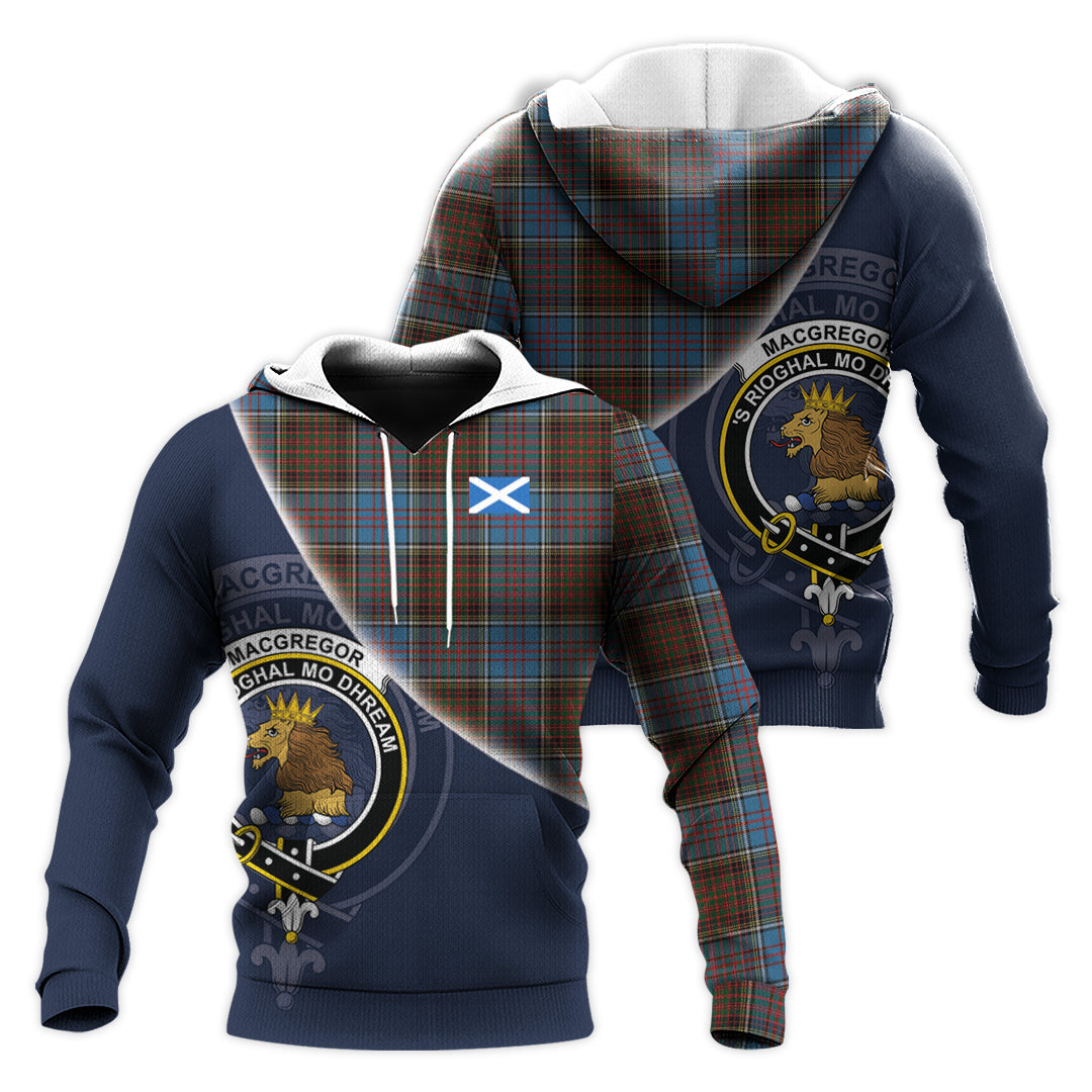 Printivon Macgregor Hastie Tartan Scottish Crest Hoodie