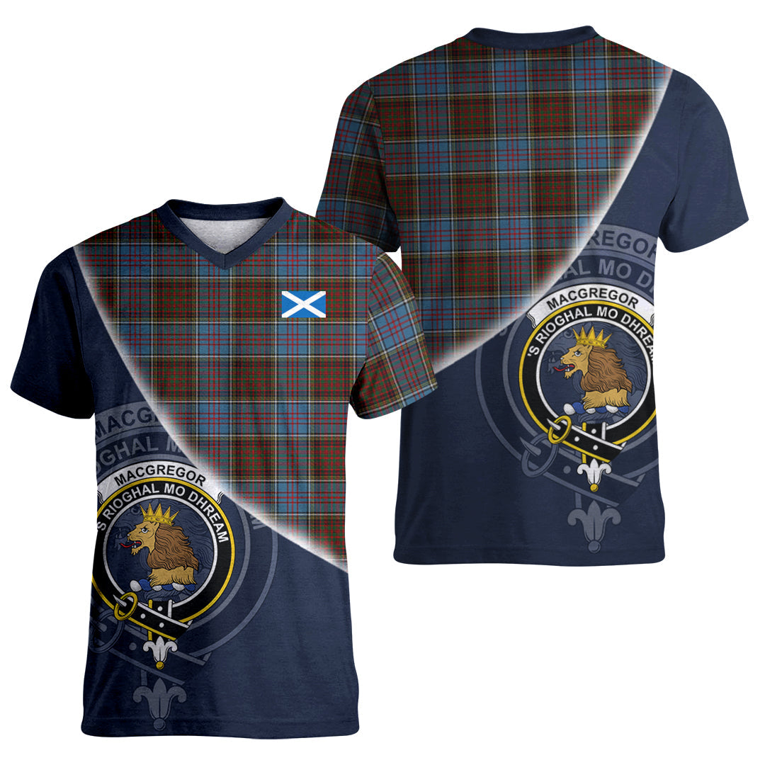Printivon MacGregor Hastie Tartan Scottish Crest T Shirt