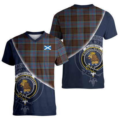 Printivon MacGregor Hastie Tartan Scottish Crest T Shirt