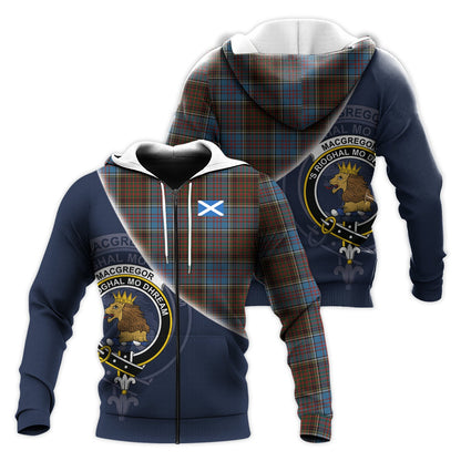 Printivon Macgregor Hastie Tartan Scottish Crest Hoodie