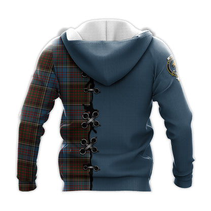 Printivon Macgregor Hastie Tartan Hoodie Lion Rampant And Celtic Thistle Style