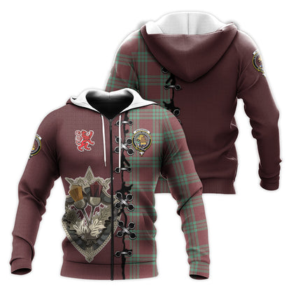 Printivon Macgregor Hunting Ancient Tartan Hoodie Lion Rampant And Celtic Thistle Style