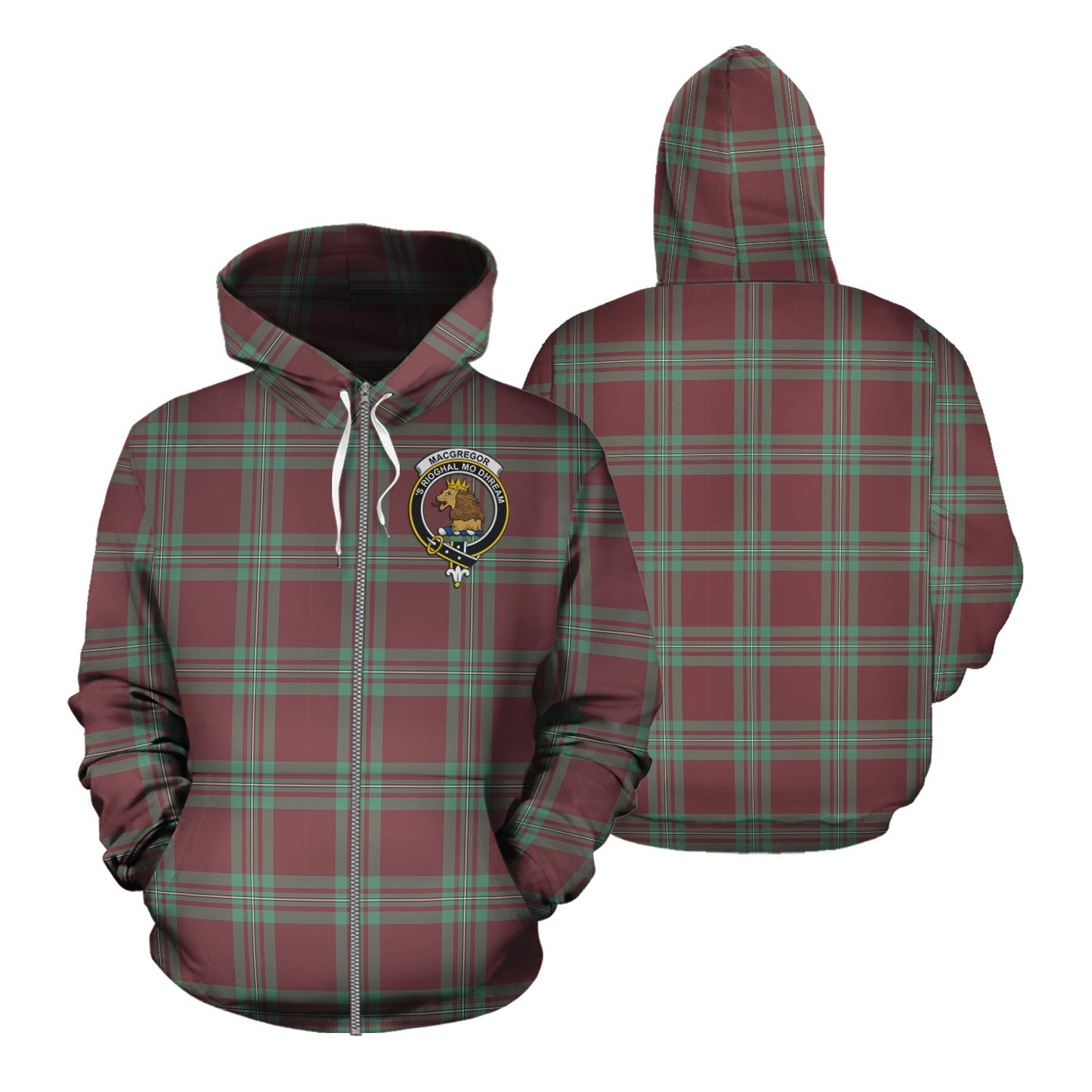 Printivon Macgregor Hunting Ancient Tartan Hoodie