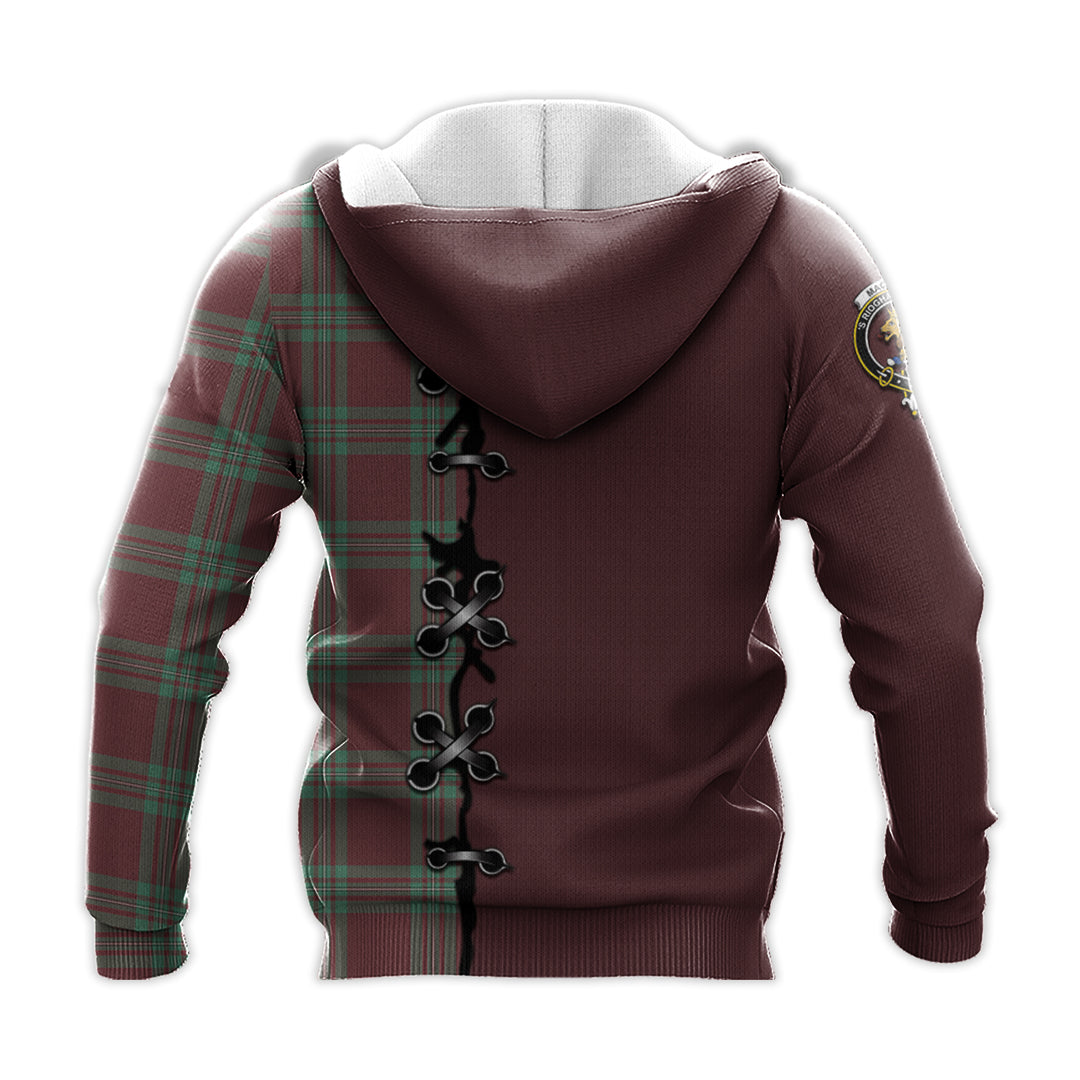 Printivon Macgregor Hunting Ancient Tartan Hoodie Lion Rampant And Celtic Thistle Style