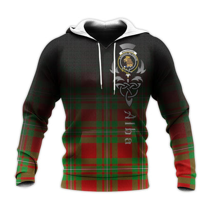 Printivon Macgregor Modern Tartan Crest Alba Celtic Hoodie