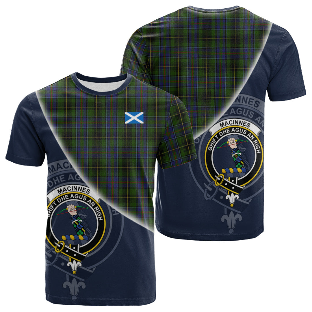 Printivon MacInnes Tartan Scottish Crest T Shirt