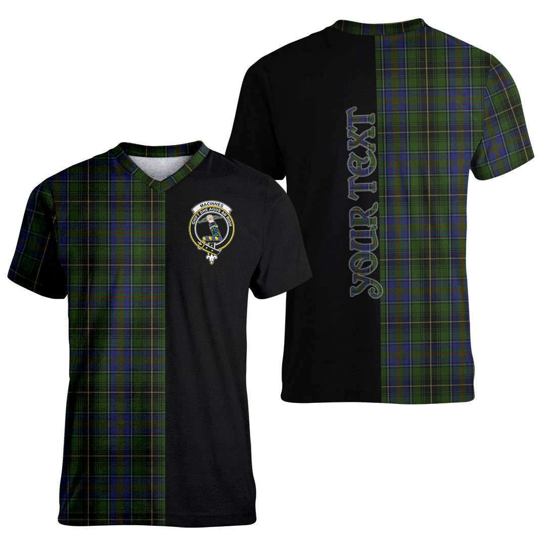 Printivon MacInnes Tartan Personalize Half T shirt