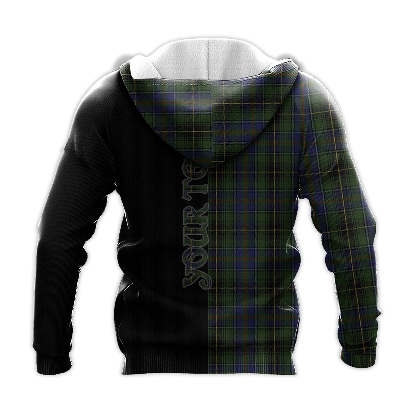 Printivon Macinnes Tartan Personalize Half Hoodie
