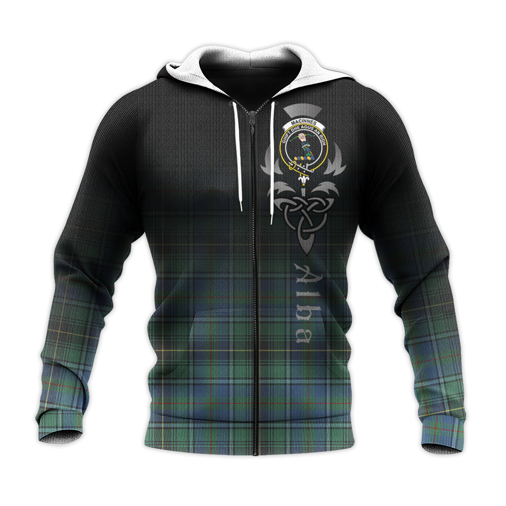 Printivon Macinnes Ancient Tartan Crest Alba Celtic Hoodie