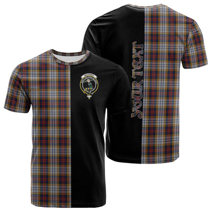 Printivon MacInnes Ancient Hunting Tartan Personalize Half T shirt