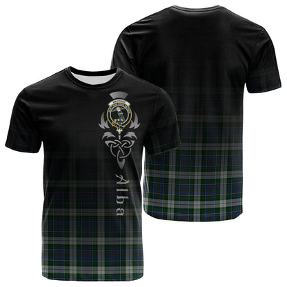 Printivon MacInnes Dress Tartan Crest Alba Celtic T Shirt